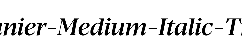 Manier-Medium-Italic-Trial