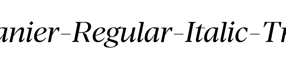 Manier-Regular-Italic-Trial