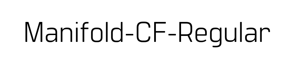 Manifold-CF-Regular