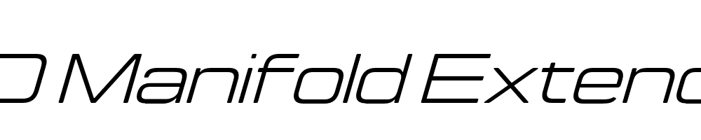 FSP DEMO Manifold Extended CF Italic