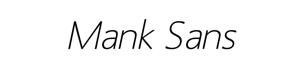 Mank Sans