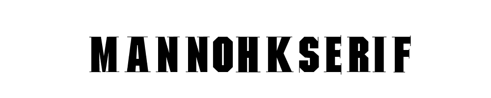 MannohKSerif