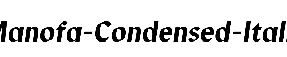 Manofa-Condensed-Italic