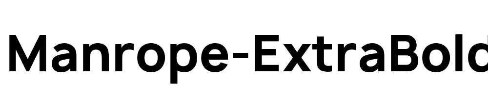 Manrope-ExtraBold