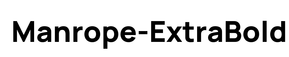 Manrope-ExtraBold