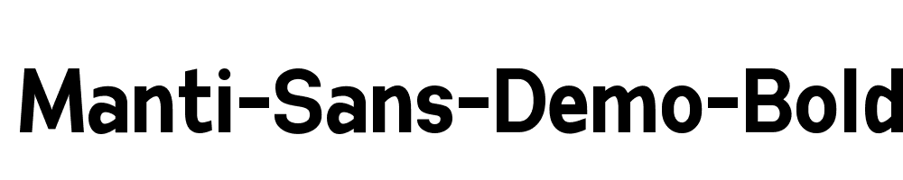 Manti-Sans-Demo-Bold