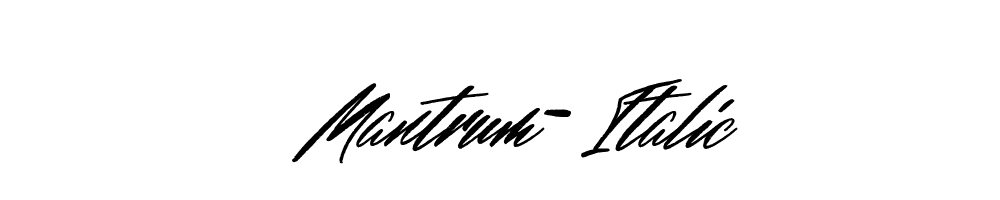 Mantrum-Italic