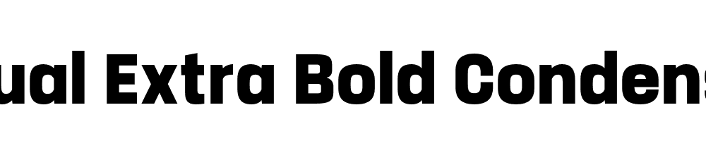  DEMO Manual Extra Bold Condensed Regular