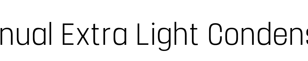  DEMO Manual Extra Light Condensed Regular