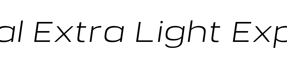  DEMO Manual Extra Light Expanded Italic