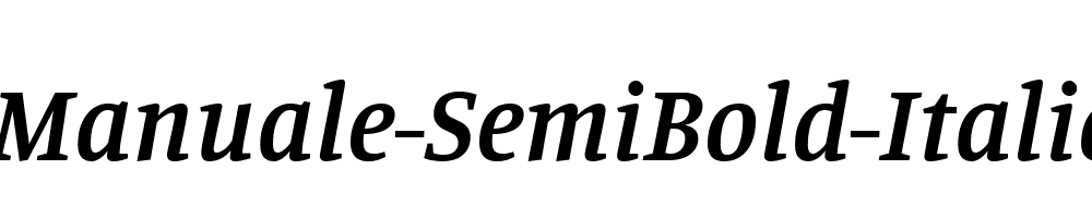 Manuale-SemiBold-Italic