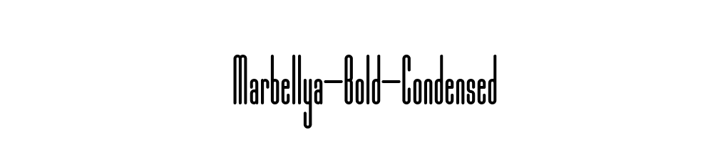 Marbellya-Bold-Condensed