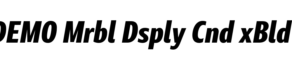 FSP DEMO Mrbl Dsply Cnd xBld Italic