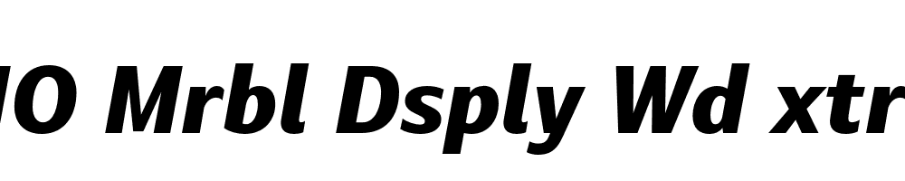 FSP DEMO Mrbl Dsply Wd xtrBld Italic