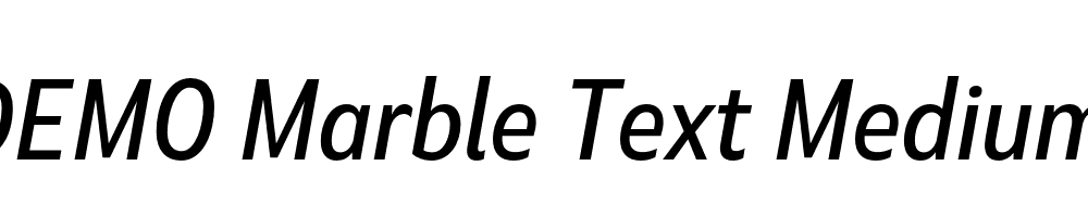 FSP DEMO Marble Text Medium Italic