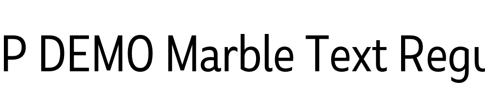 FSP DEMO Marble Text Regular