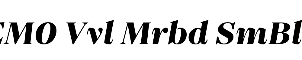 FSP DEMO Vvl Mrbd SmBld Italic