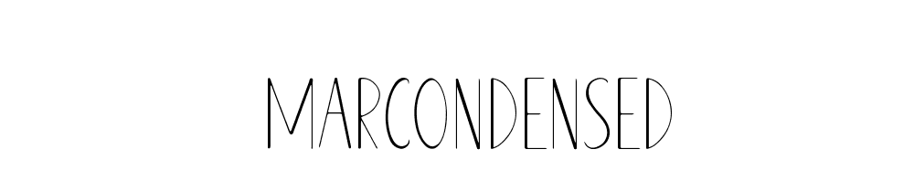 Marcondensed