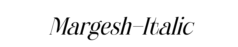 Margesh-Italic