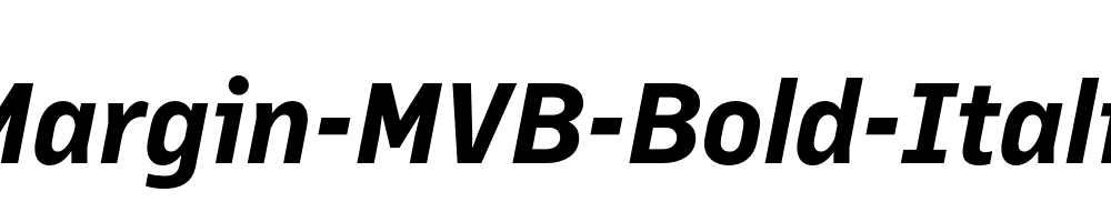 Margin-MVB-Bold-Italic