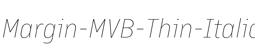 Margin-MVB-Thin-Italic