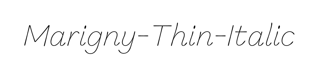 Marigny-Thin-Italic