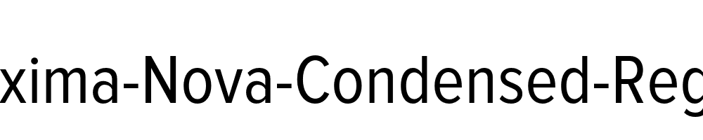 Proxima-Nova-Condensed-Regular