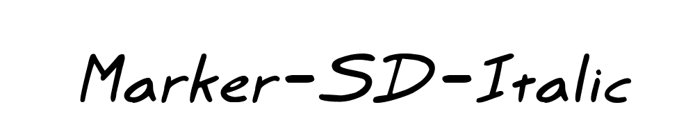 Marker-SD-Italic