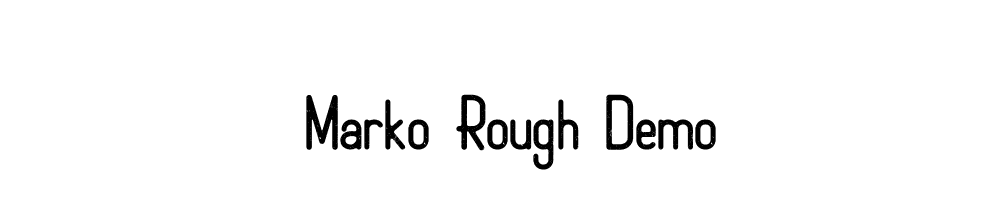 Marko-Rough-Demo