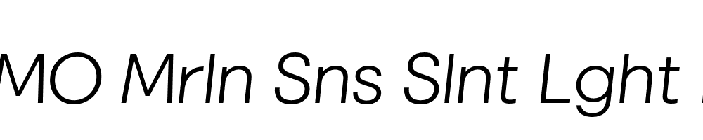 FSP DEMO Mrln Sns Slnt Lght Regular