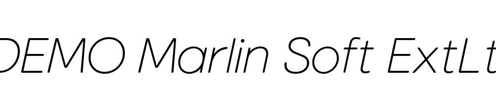 FSP DEMO Marlin Soft ExtLt Italic