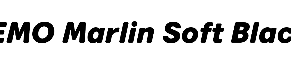 FSP DEMO Marlin Soft Black Italic