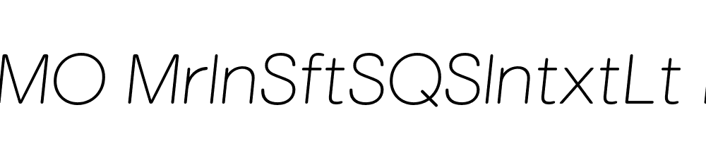 FSP DEMO MrlnSftSQSlntxtLt Regular