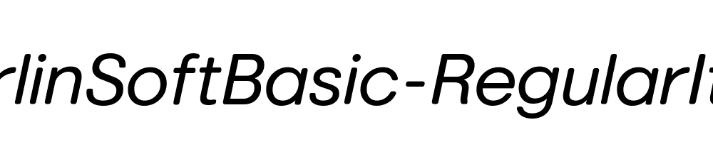 MarlinSoftBasic-RegularItalic