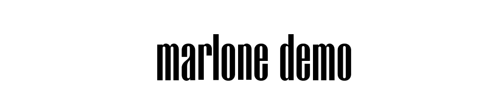 Marlone Demo