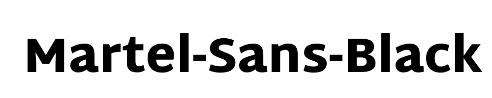 Martel-Sans-Black