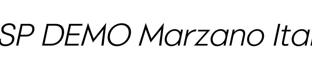 FSP DEMO Marzano Italic