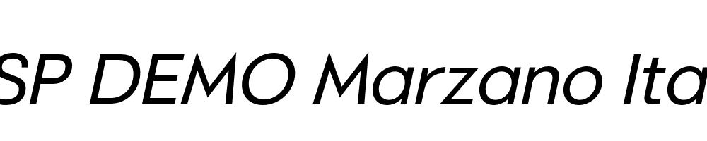 FSP DEMO Marzano Italic