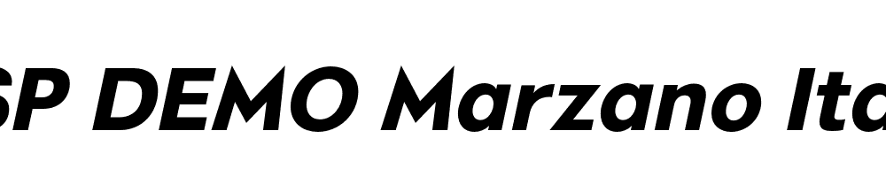 FSP DEMO Marzano Italic