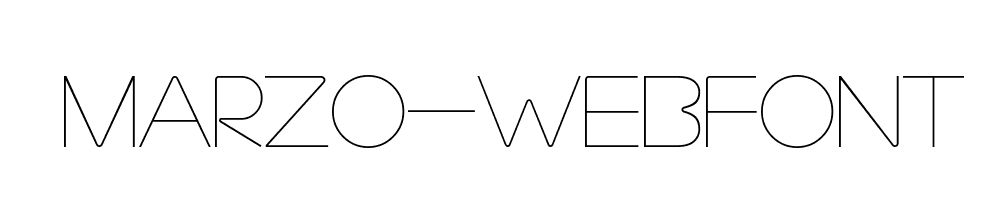 marzo-WebFont