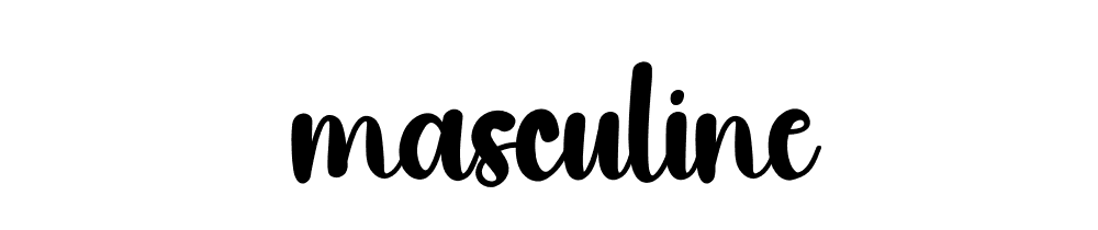 Masculine