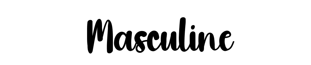 Masculine