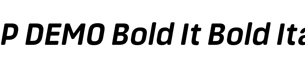 FSP DEMO Bold It Bold Italic