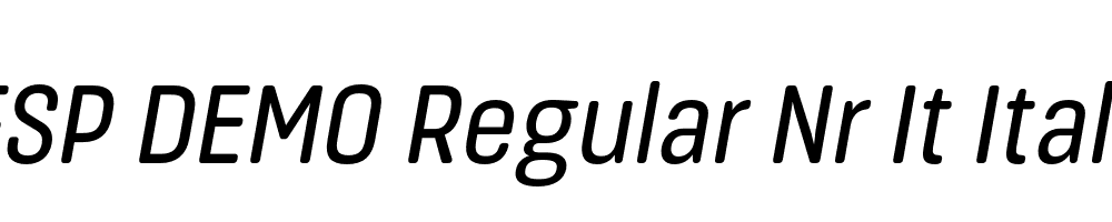 FSP DEMO Regular Nr It Italic