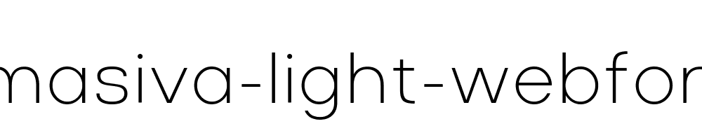 masiva-light-webfont
