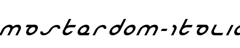 Masterdom-Italic