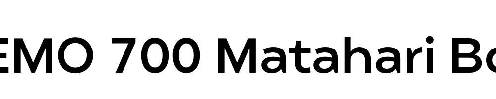 FSP DEMO 700 Matahari Bold Bold