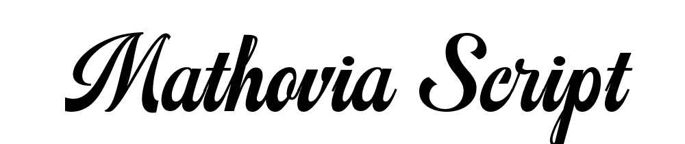 Mathovia Script