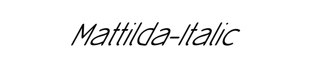 Mattilda-Italic