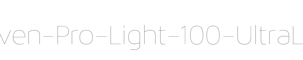 Maven-Pro-Light-100-UltraLight